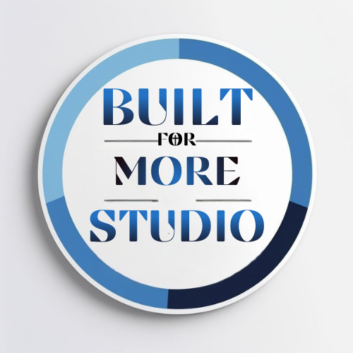Built for More Studio circular logo